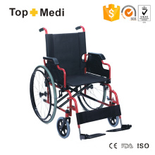 Topmedi Medical Equipment Desk Armrest Manual Steel Wheelchair